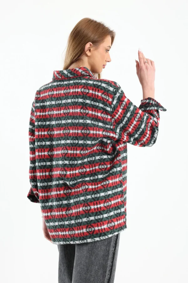 Retro Print Overshirt