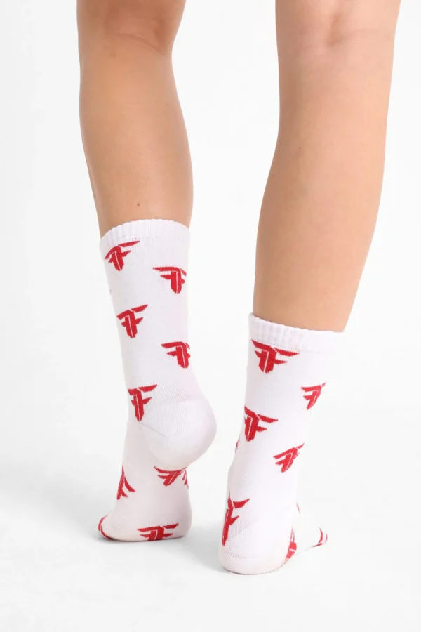 Logo Print Crew Socks