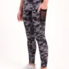 Smokecamo Mesh Printed Leggings