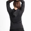 Long Sleeve Mesh Sweatshirt