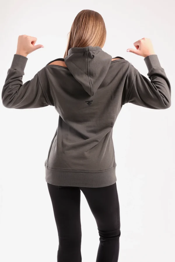 Back Zipper Hoodie