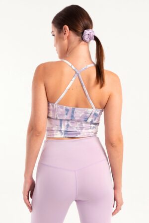 Colorblend Longline Printed Sports Bra