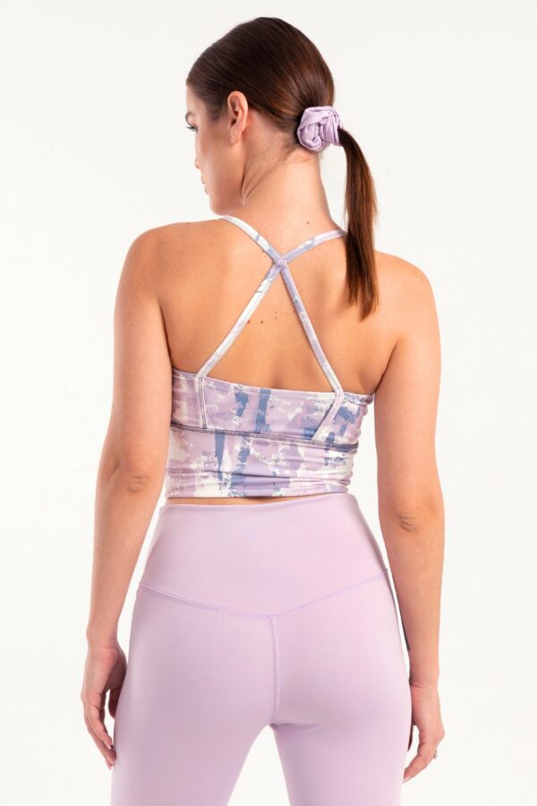 Colorblend Longline Printed Sports Bra