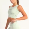 Hybrid Edge Crop Top