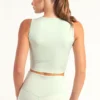Hybrid Edge Crop Top