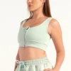 Hybrid Zip Sports Bra