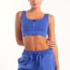 Hybrid Zip Sports Bra
