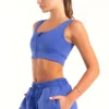Hybrid Zip Sports Bra