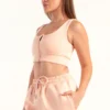 Hybrid Zip Sports Bra