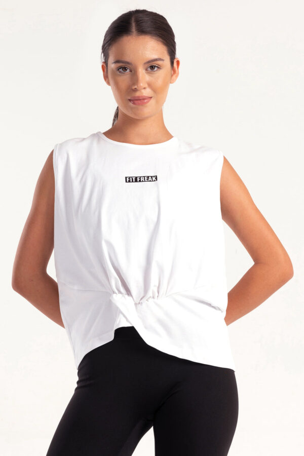 Twist Knot Sleeveless Top