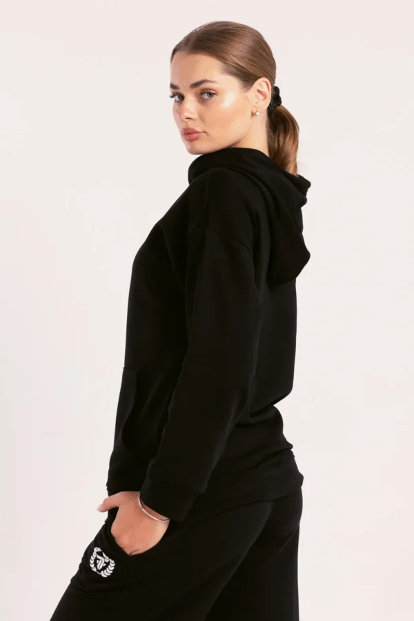 Elite Crest Oversized Hoodie