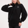 Ruched Sleeve Hoodie