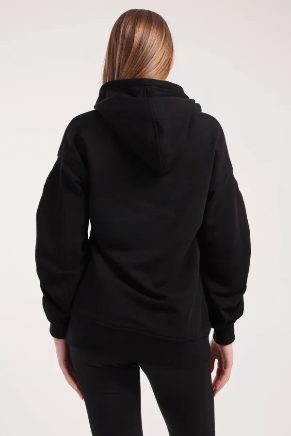Ruched Sleeve Hoodie