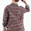 Striped Tribal Print Overshirt