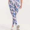 Colored Waves Printed Leggings