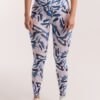 Colored Waves Printed Leggings
