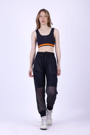 Mesh See-Through Sweatpants
