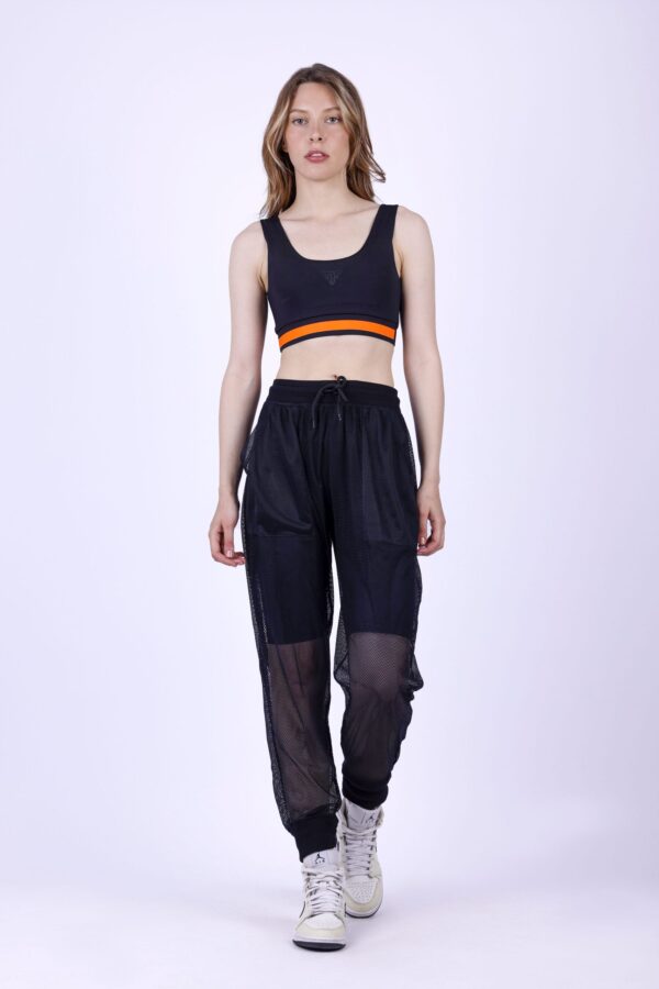 Mesh See-Through Sweatpants