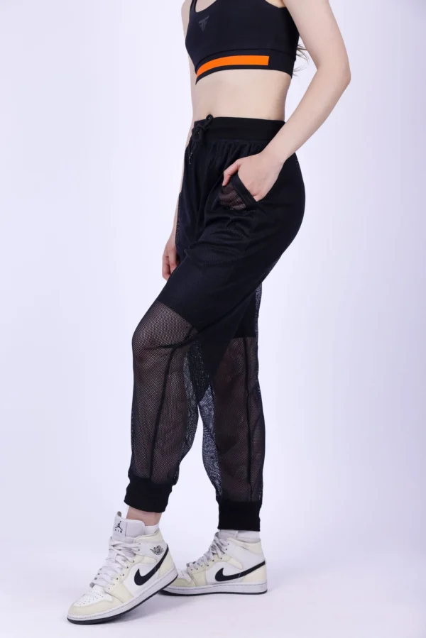 Mesh See-Through Sweatpants