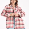 Pink check overshirt