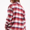 Red check overshirt