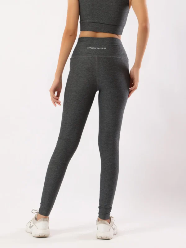 Dark gray heather basic legging