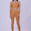 Apricot leopard leggings