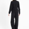 Chill oversized stand up collar set in black