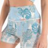Colorful palm printed hot shorts
