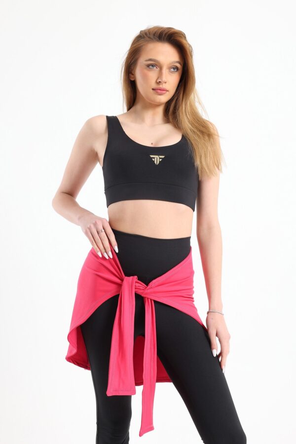 Fuchsia hip cover with sleeves