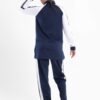 Classic stand up collar tracksuit in dark blue