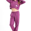 Chill oversized piping set in purple