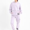 Chill oversized flap pocket cargo set in lilac