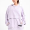 Chill oversized flap pocket cargo set in lilac