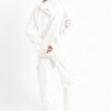 Chill oversized flap pocket cargo set in off white