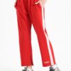 Classic slit sweatpants in red