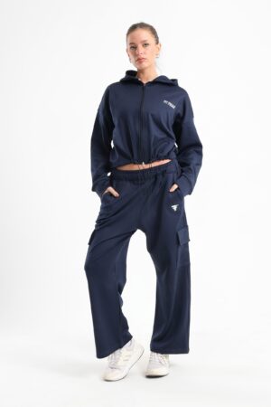 78-1.jpg Dark blue basic cropped jacket