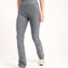 Dark gray yoga flare pants