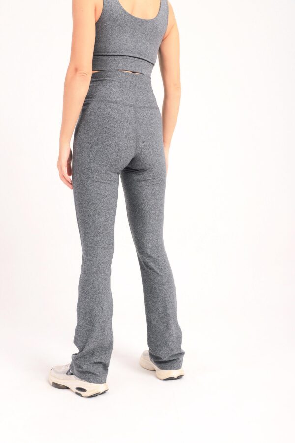 Dark gray yoga flare pants