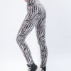 Zebra print leggings