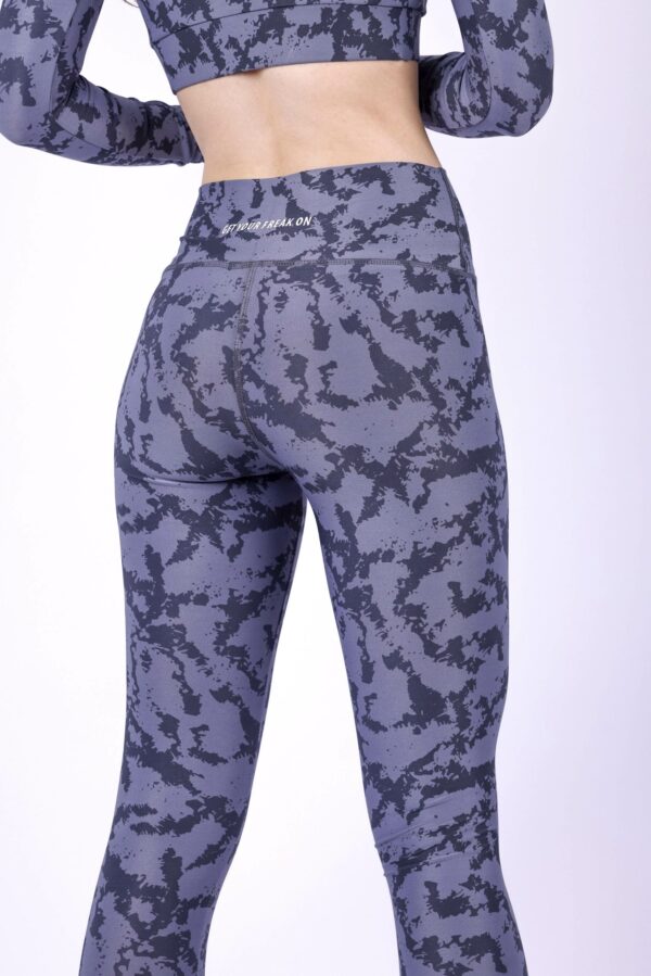 Cool grey camouflage leggings