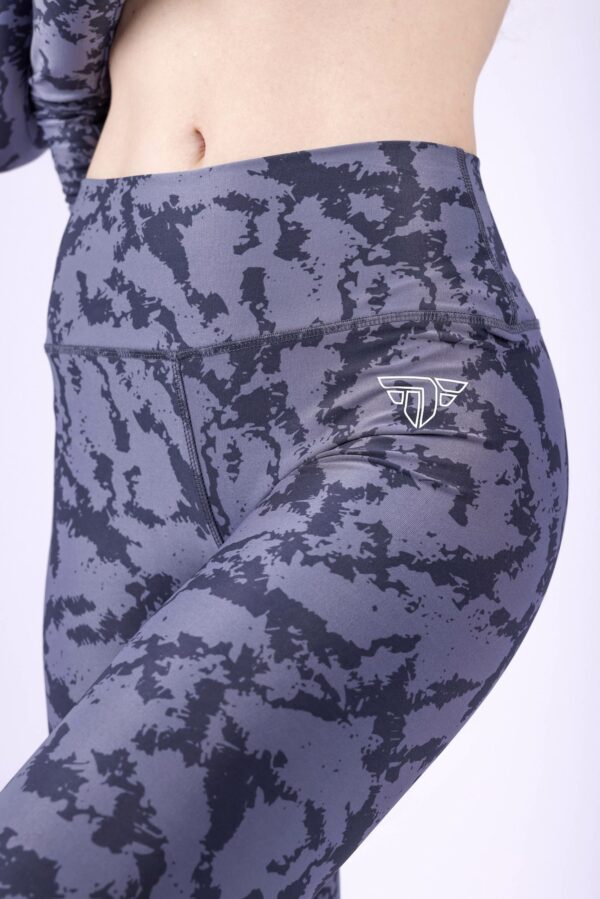 Cool grey camouflage leggings