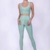 Mint leopard leggings