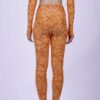Apricot camouflage leggings