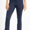 Dark blue yoga flare pants s