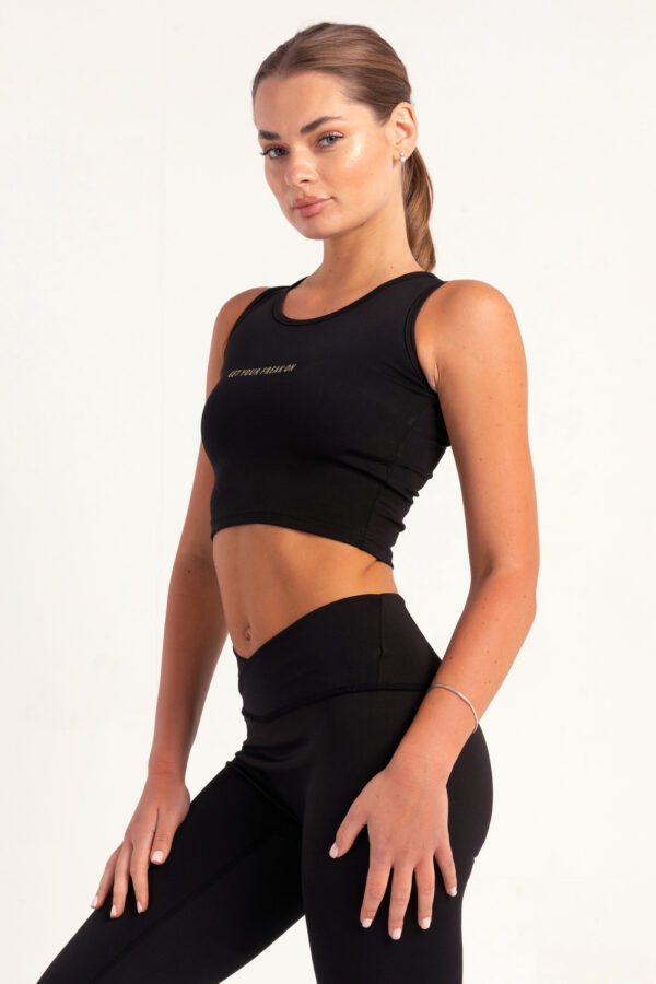 Hybrid Edge Crop Top