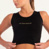 Hybrid Edge Crop Top